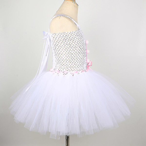 Babyjente Påskekanin Tutu-kjole For Barn Kanin Cosplay Kostymer 6Y