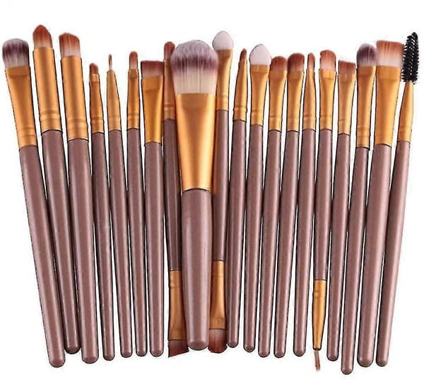 Make-up børstesæt 20 dele Make-up børstesæt Make-up børstesæt etui Make-up