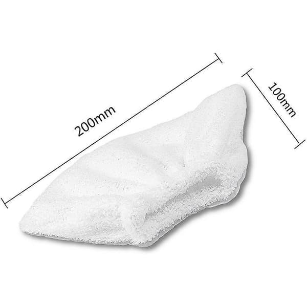 5 stk mikrofiberdekselsett for hånddyse EasyFix damprenser SC1, SC2, SC3, SC4, SC5 White