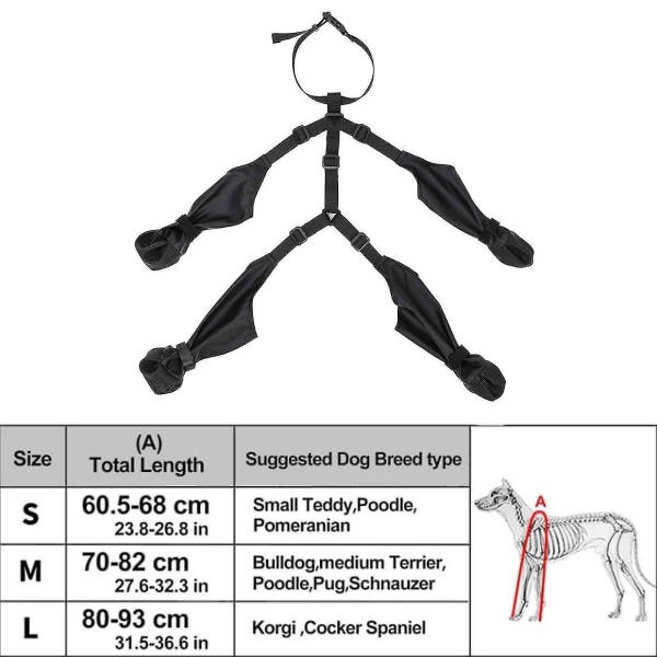 Vattentäta Hundstövlar - Justerbara Hundskor, Hundselstövlar Med Extra Rem S
