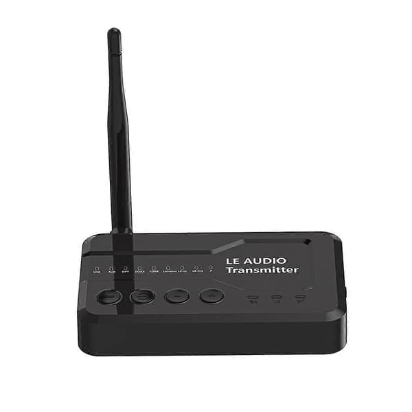 Tebe APTX -LL/HD/AD Bluetooth 5.3 Audio Transmitter Optical Wireless LE Audio Adapter Lossless for TV Speakers