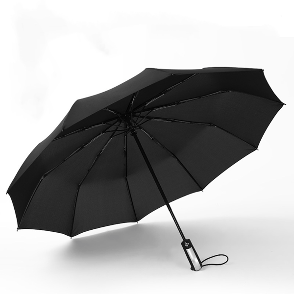 Stormproof paraply - vindsikkert dobbelt kuppel lommeparaply og