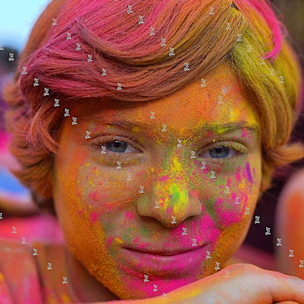 Kryc Festofcolor 14 Pakettiä, 50g Kukin, 7 Kirkasta Väriä Holi-jauhetta, Jauhetta Valokuvausta Varten, Värijuhliin, Holi-tapahtumiin, Syntymäpäiväjuhliin, Sateenkaarijuhliin, P