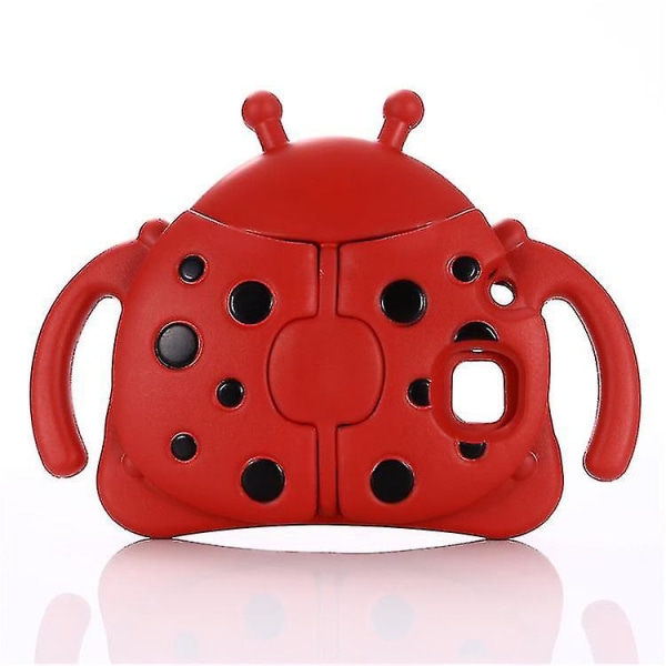 Kid Ladybug Case För Huawei T1, Kickstand Heavy Duty Stötsäker Cover-lian Red