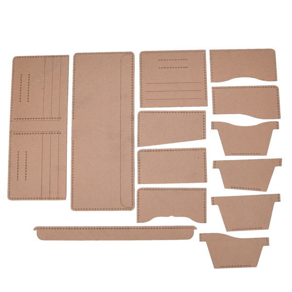 Wallet Pattern Template Transparent Acrylic Manual Leather Pattern Wallet Template