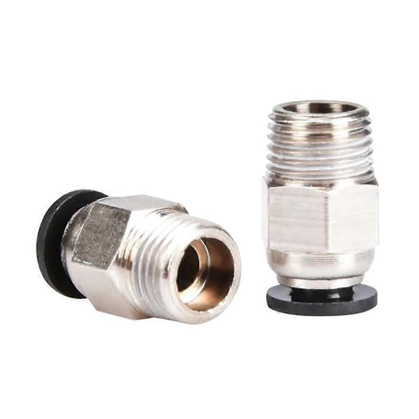 10 Stykker PC4-01 M10 Hurtigkobling Lige Pneumatisk Kobling Push-to-Connect