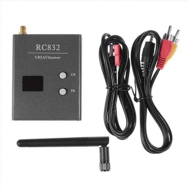 RC832 FPV-modtager 5.8GHz 48CH RC832 AV-modtager med antenne til FPV Multicopter RC Quadcopter S202