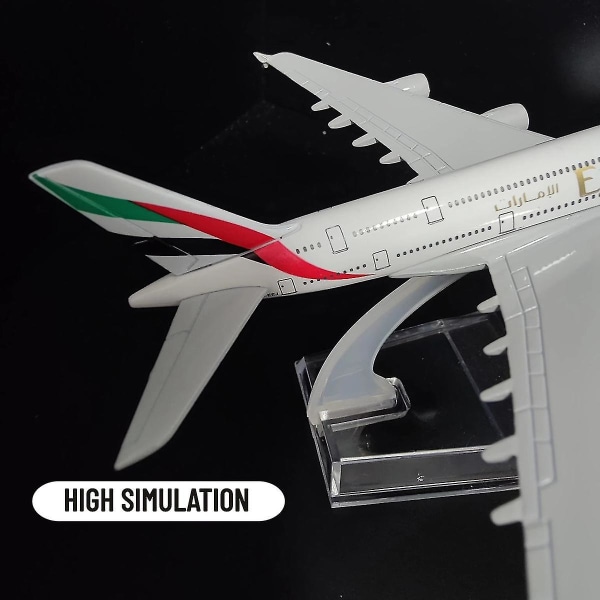 Mittakaava 1:400 Metallilentokoneiden kopio Emirates Airlines A380 B777 Lentokone Diecast Malli Lentokone keräilylelut pojille 144.TAM B777