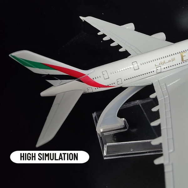 Skala 1:400 Metallflygplansmodell Emirates Airlines A380 B777 Diecast Modell Flygplan Samlarföremål Leksaker För Pojkar 09.FRANCE A380