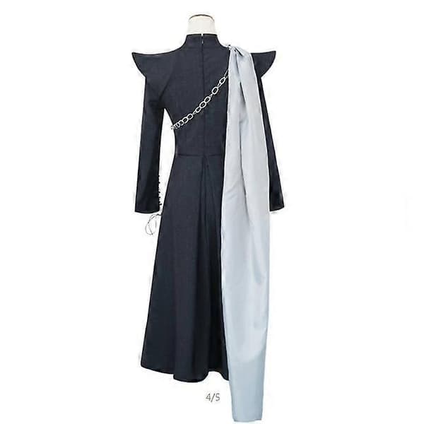 Drage Mor Sort Kjole Cosplay Kostume Komplet Sæt til Kvinder S