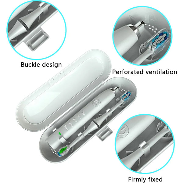 Hammasharjan matkakotelo, sähköhammasharjakotelo, yhteensopiva Braun Oral b -sähköhammasharjan kanssa