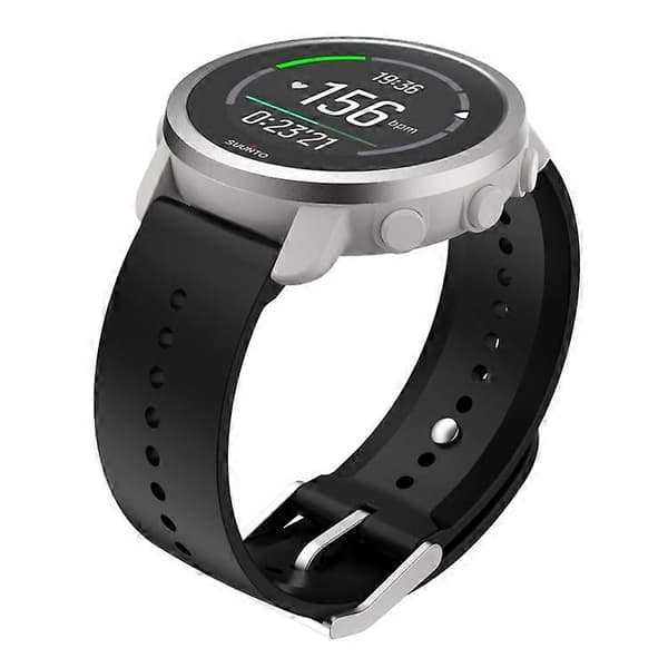Suunto 5 Peak -silikoniranneke Black