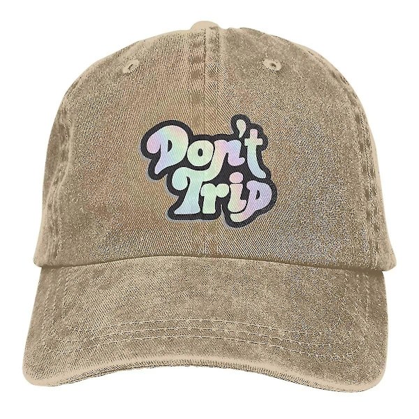 Dont Trip Trucker Hatit - Muotia, Kulunut Denim, Hauska Logo, Baseball-Lippis Miehille ja Naisille, Säädettävissä Khaki