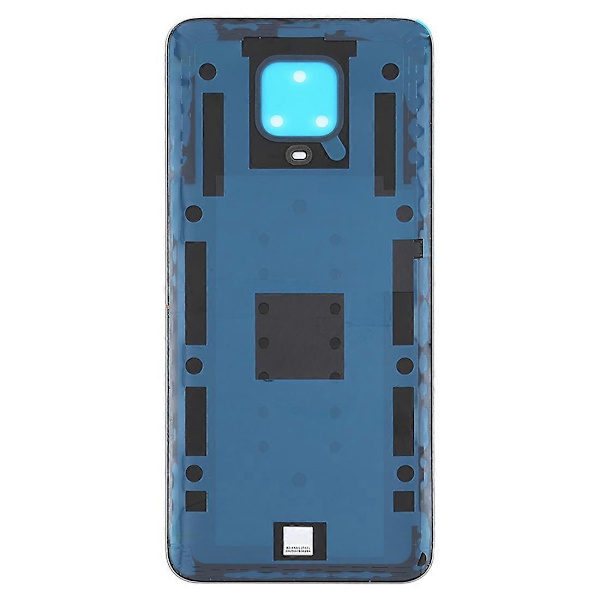 KOMPATIBEL Batteri Bakdeksel for Xiaomi Redmi Note 9S / Redmi Note 9 Pro / Redmi Note 9 Pro Max / Note 10 Lite Black