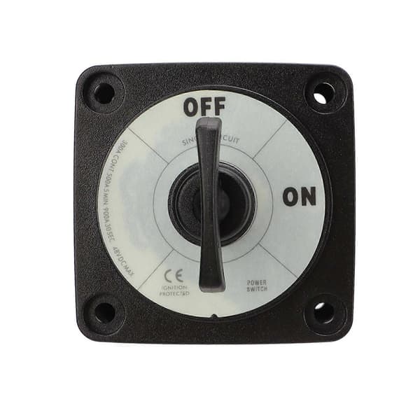 RV Battery Switch Good Conductivity Corrosion Resistant IP66 Waterproof Battery On Off Switch