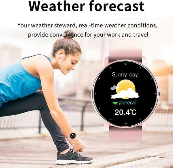 Fitness Tracker, Pulsmätare Digital klocka för Andr EYI