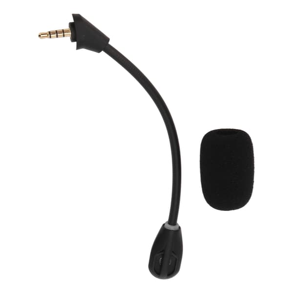 Erstatningsmikrofon for støyreduserende headset 3,5 mm Avtakbar mikrofon Kompatibel med Kingston HyperX Cloud Alpha