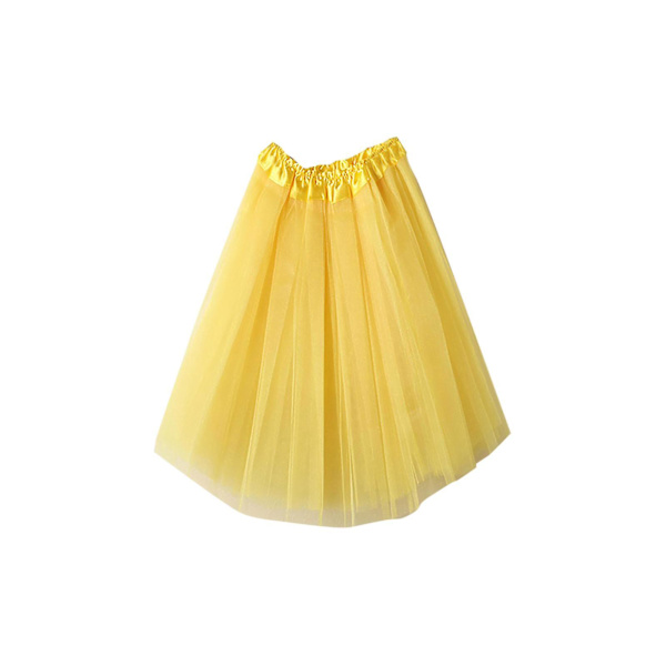Kvinnors Högkvalitativt Plisserat Gasväv Kort Kjolar Vuxen Tutu Danskjol 3Pcs