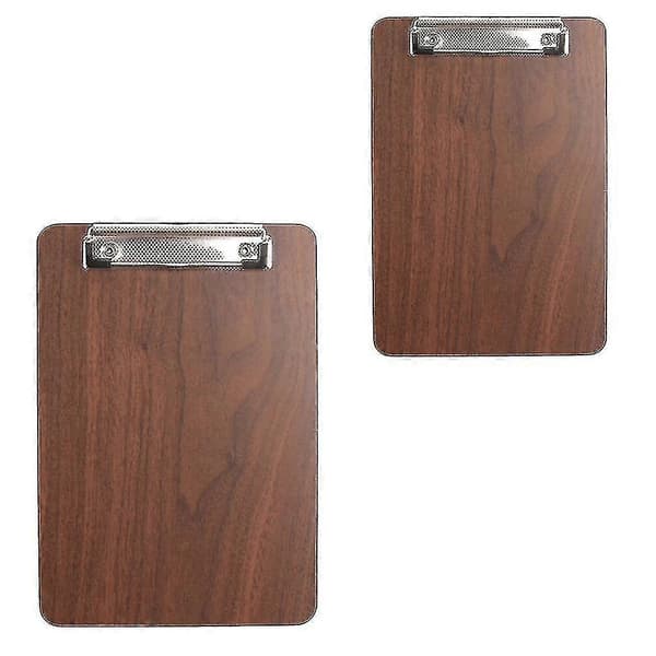 2 stk. Træ Menu Tavle Klips Køkken Restaurant Menu Holder Menu Clipboard A4+a5