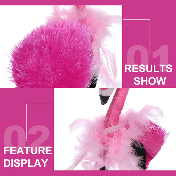 2 Pcs Girl Headband Kids Headband Flamingo Headdress Hair Band Flamingo Headpiece