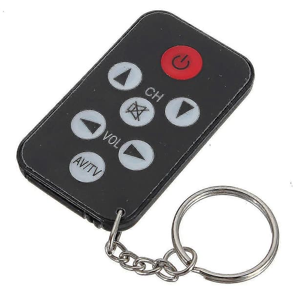 Universal 3-pack Infraröd IR Mini TV Fjärrkontroll Nyckelring