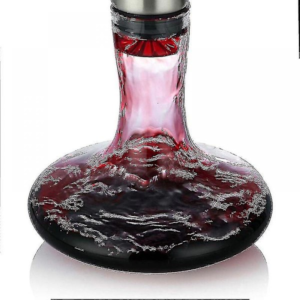 Vinkaraffel med Integreret Lufter og Filter, Vinkaraffel, Vinkaraffel, Vinkaraffel, Vingave, Blyfri 100% Håndblæst Krystalglas, Vin