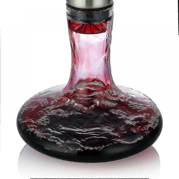 Vinkaraffel med integrert lufter og filter, Vinkaraffel, Vinkaraffel, Vinkaraffel, Vingave, Blyfri 100% håndblåst krystallglass, Vin