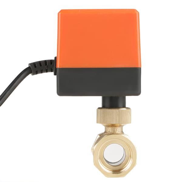 Motoriseret messingkugleventil til aircondition AC 220V G3/4 DN20 2-vejs