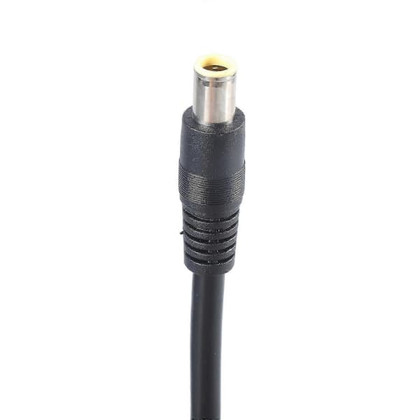 DC7909 Y-splitter adapterkabel 7,9x5,5 mm strømkabel 1 han til 2 hun til opladning af solpaneler 30 cm lang sort