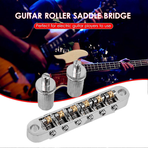 Guitar Roller Saddle Bridge Guitar Saddles Professionel Saddle Bridge til Guitar