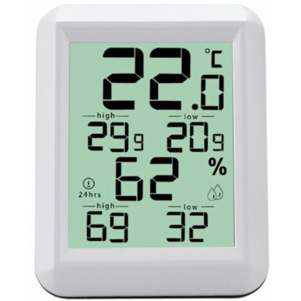 Digital hygrometer indoor thermometer hygrometer backlight temperature and humidity monitor Stars Pink