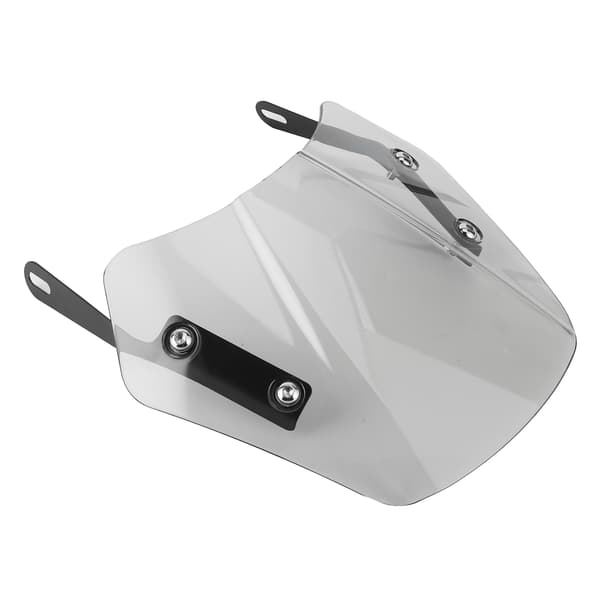 Universal Motorcycle Windshield Wind Deflector Screen with Mounting Bracket for 5-7 inch Grey