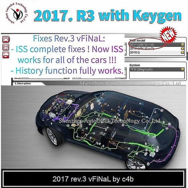 2024,2023 Ny Vci Vd Tcs Pro Plus 2021.11 med Keygen Diagnostic Tool för Delphis bilar/lastbilar Obd2 Scanner