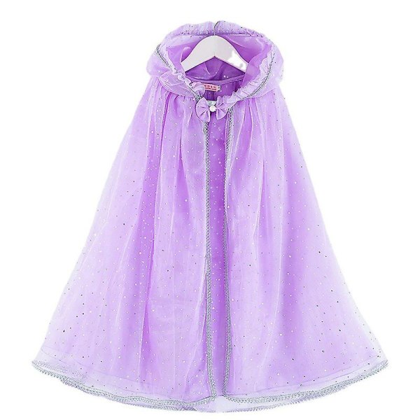 Ariel Klänning Cosplay Kostymer Halloween Sjöjungfrun Prinsessan Kjolen Ariel Prinsessan Klänning Halsband Örhänge Krona Ig Magic Stick Cloak 100