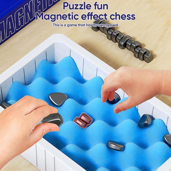 Magnetisk sjakkspill Interaktivt magnetbrettspill i plast