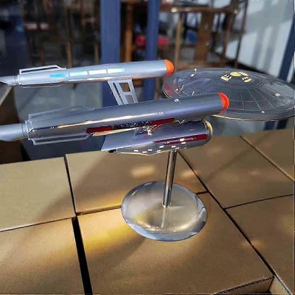 Star Trek USS Enterprise NCC-1701 Model i rustfrit stål til boligindretning og samling