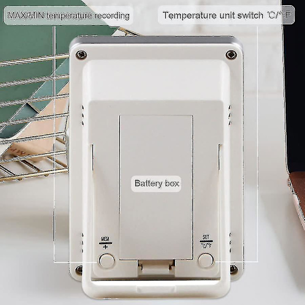 Pooltermometer Digital Wifi-termometer med digital pooltermometer, LCD-display, IPX7 flytande termometer för pool
