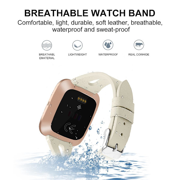 For Fitbit Versa 2 Reim For Fitbit Versa 2 Creamy White
