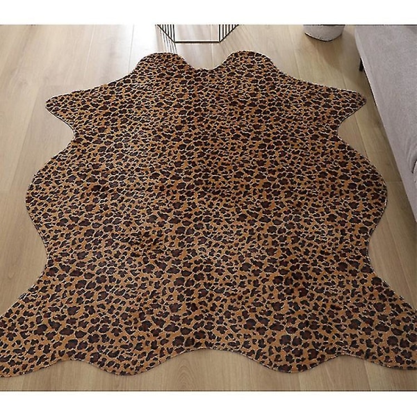 Golvmatta Sovrum Matta Faux Päls Ko/Leopard/Zebra Matta Leopard Pattern
