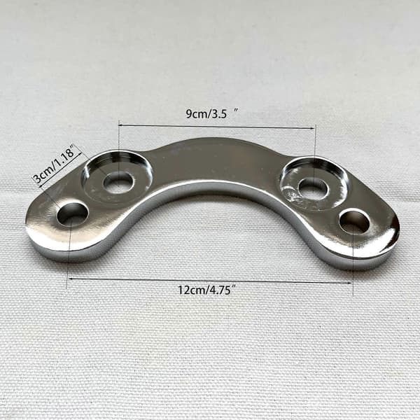 Springer Front End Styrekonverter 4.75 til 3.5 & 1 Styre Riser Klemme Passer Harley