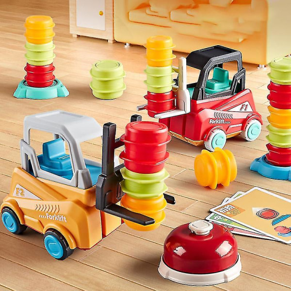 Crazy Forklift Träningsförmåga att svara på barnleksaker Interaktiva brädspel Tidiga pedagogiska förälder-barn matchande leksak