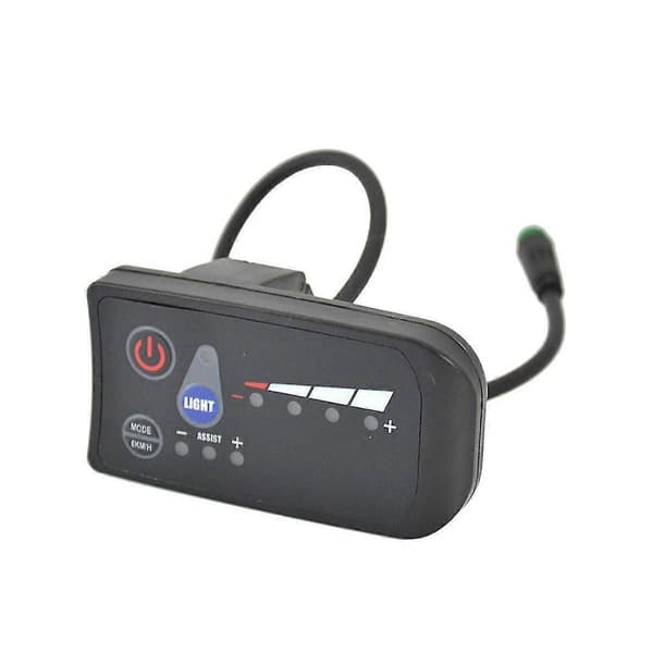 Elektrisk Cykel Display JN Controller Panel S810 LED Display Vandtæt Elcykel Ebike Tilbehør Black