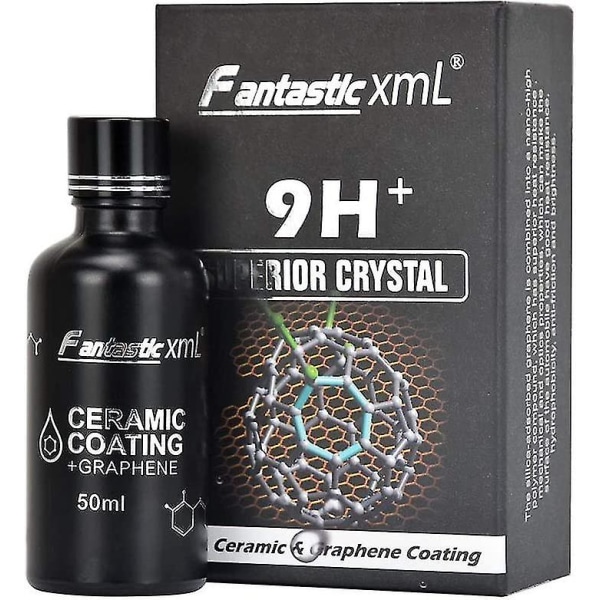 Højglans 9h+ Nano Keramisk Belægning Bil, ridsefast Super Hydrofob Væske Pro Premium Keramisk Belægning Bilpolering Maling Tætning Beskyttelse 50ml