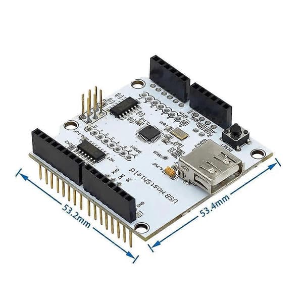 MAX3421 USB Host Shield 2.0 för Arduino UNO elektronisk modulbräda