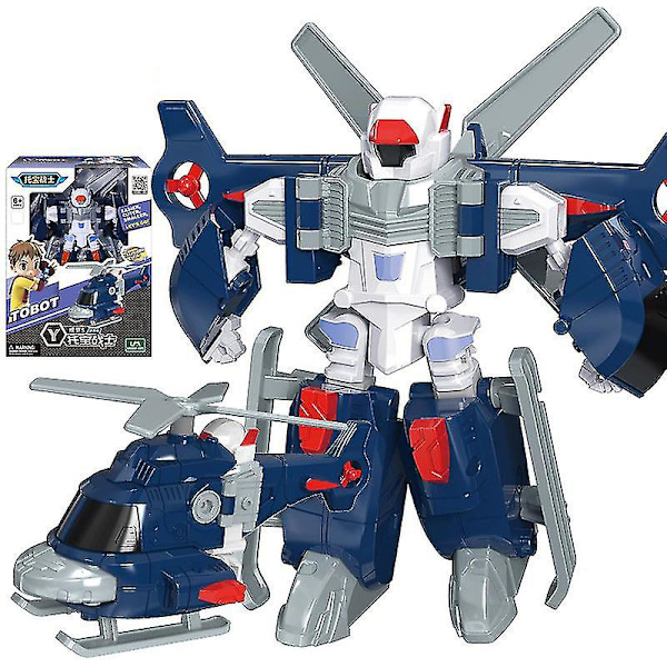 Mini Tobot Transformationsrobot Legetøj Korea Tegnefilm Brødre Anime Tobot Deformationsbil Flyvemaskine Legetøj Til Børn Gave Z With Color Box D