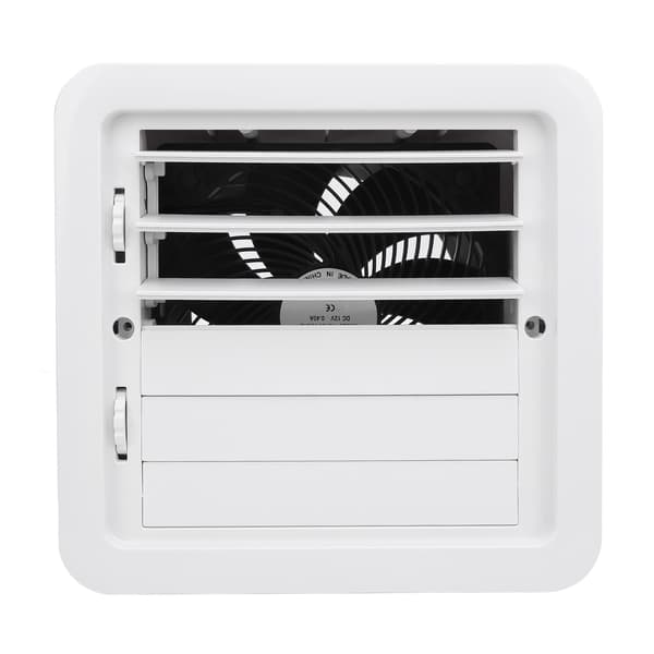 RV Sidevægsventilator 12V 5W Manuel Justering Sideventilation E