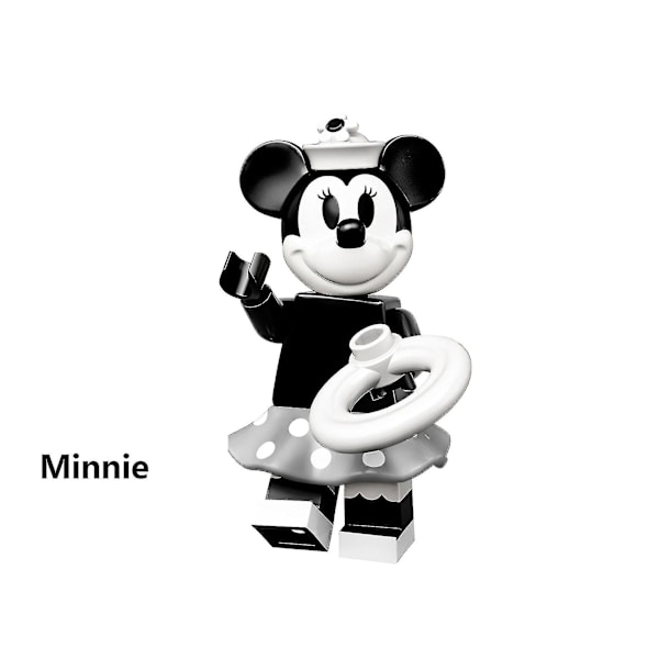 Disney Minifigurer Mickey Og Minnie Byggeklodser Legetøj Gave 8stk