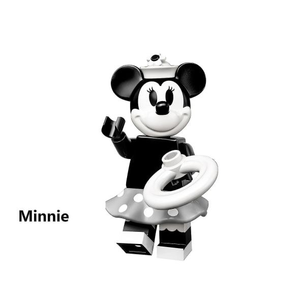 Disney Minifigures Mickey And Minnie Building Blocks Kids Toy Gift 8pcs