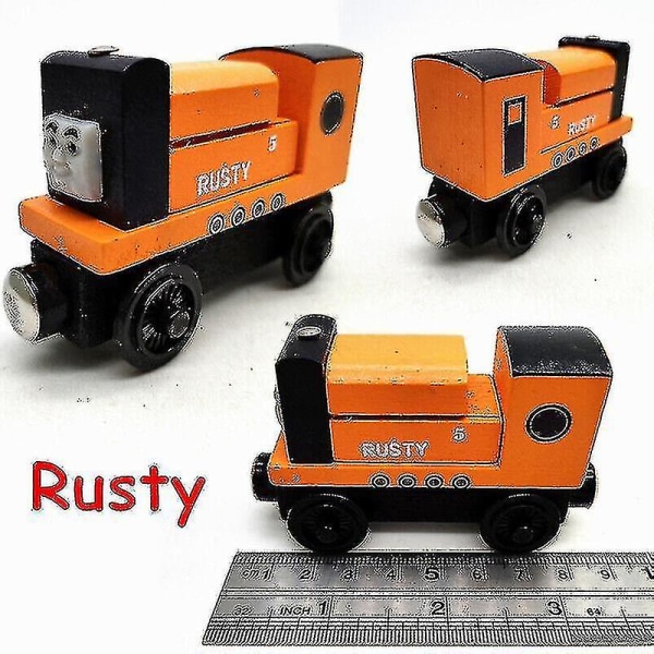 Ja tankkimoottorin rautatieleluja Rusty