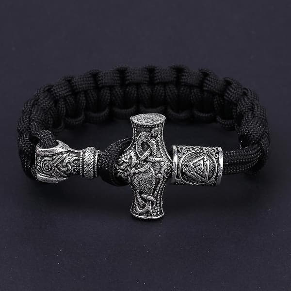 Thorin vasara rannekoru viikinki kelttiläinen solmu asusteet 23cm
